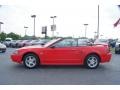 Torch Red 2004 Ford Mustang V6 Convertible Exterior