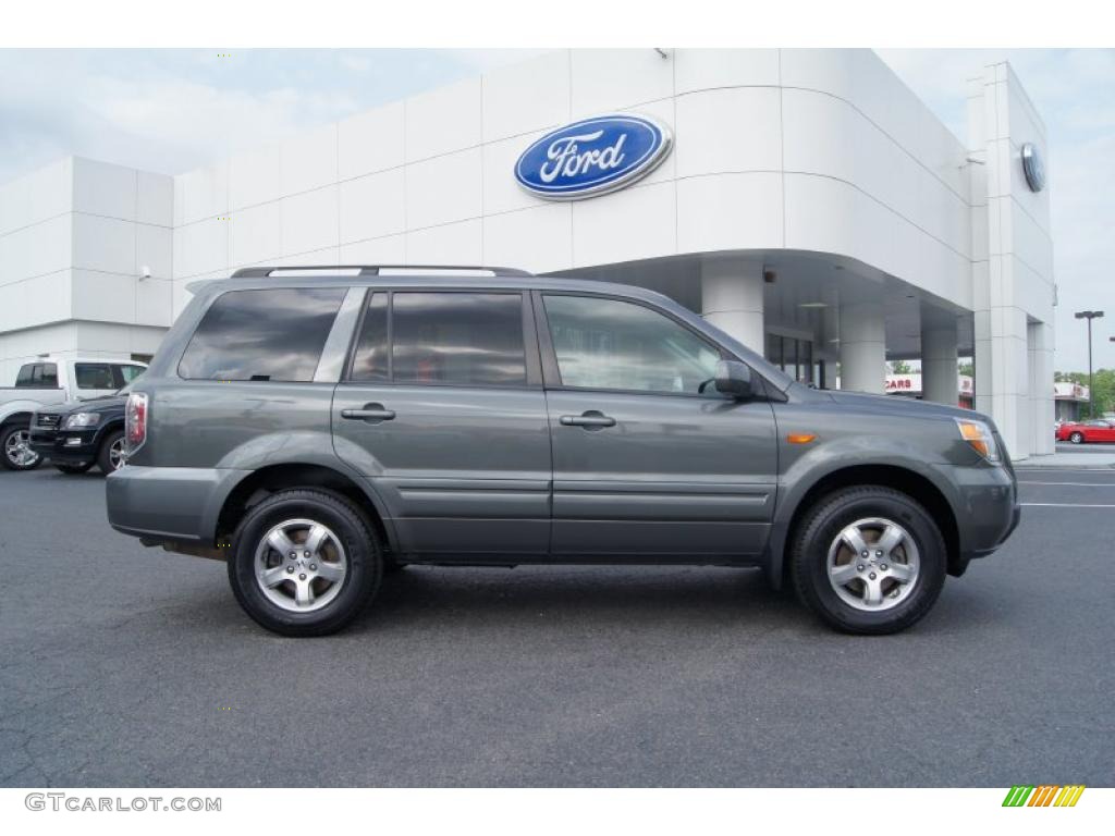 2007 Pilot EX 4WD - Nimbus Gray Metallic / Gray photo #2
