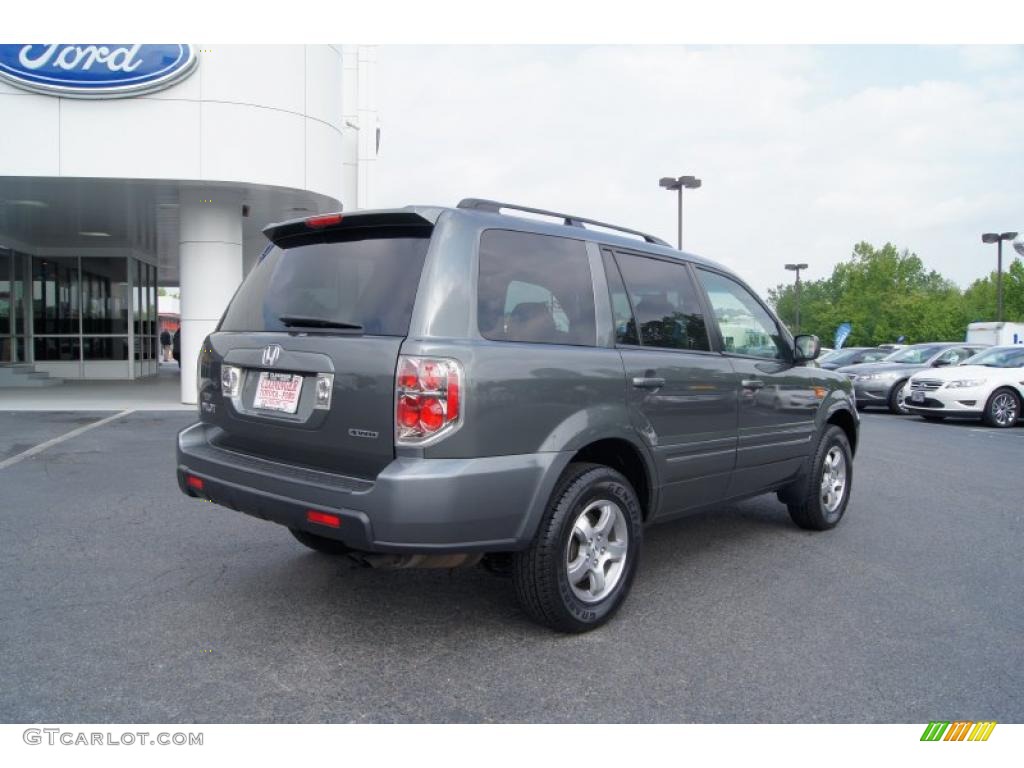 2007 Pilot EX 4WD - Nimbus Gray Metallic / Gray photo #3