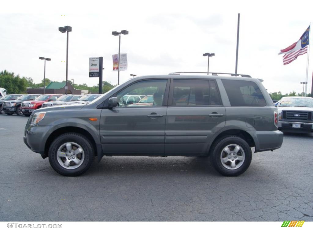 2007 Pilot EX 4WD - Nimbus Gray Metallic / Gray photo #5
