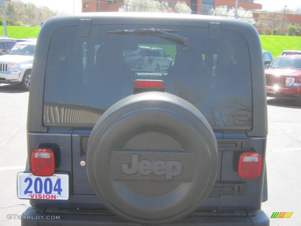 2004 Wrangler X 4x4 - Patriot Blue Pearl / Dark Slate Gray photo #15