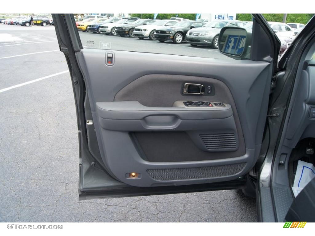 2007 Pilot EX 4WD - Nimbus Gray Metallic / Gray photo #22