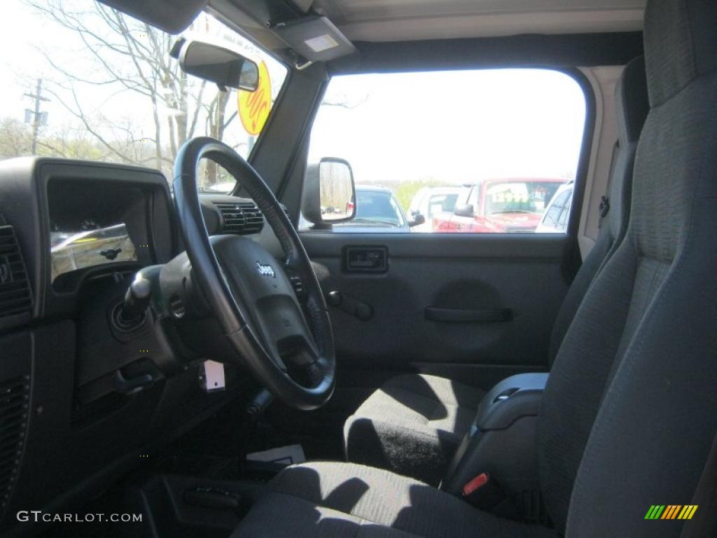2004 Wrangler X 4x4 - Patriot Blue Pearl / Dark Slate Gray photo #20