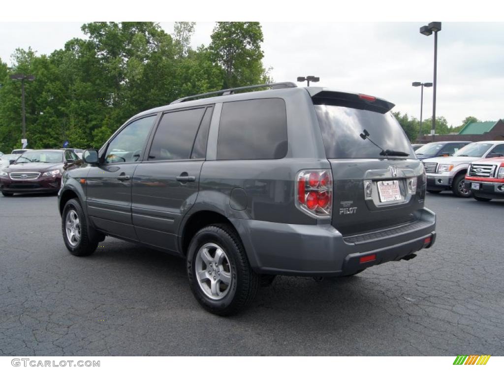 2007 Pilot EX 4WD - Nimbus Gray Metallic / Gray photo #40
