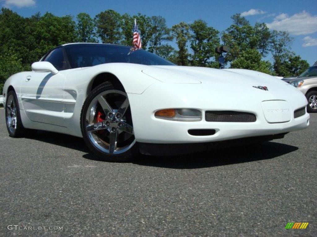 1999 Corvette Coupe - Arctic White / Black photo #1
