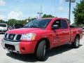 2007 Red Alert Nissan Titan XE King Cab  photo #1