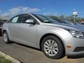 2011 Silver Ice Metallic Chevrolet Cruze LT  photo #2