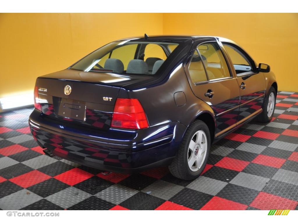 2002 Jetta GLS 1.8T Sedan - Galactic Blue Pearl / Grey photo #4