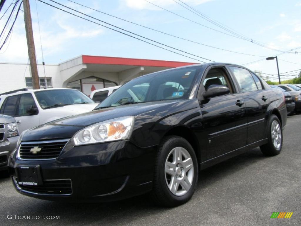 2006 Malibu LT Sedan - Black / Titanium Gray photo #1