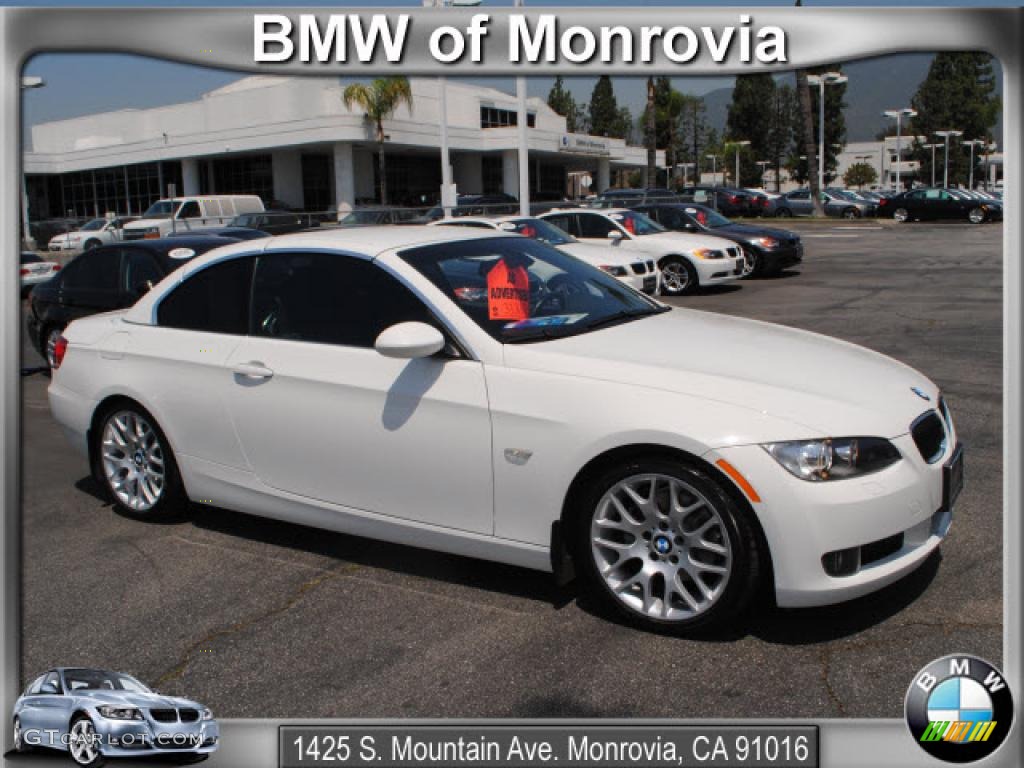 2008 3 Series 328i Convertible - Alpine White / Black photo #1