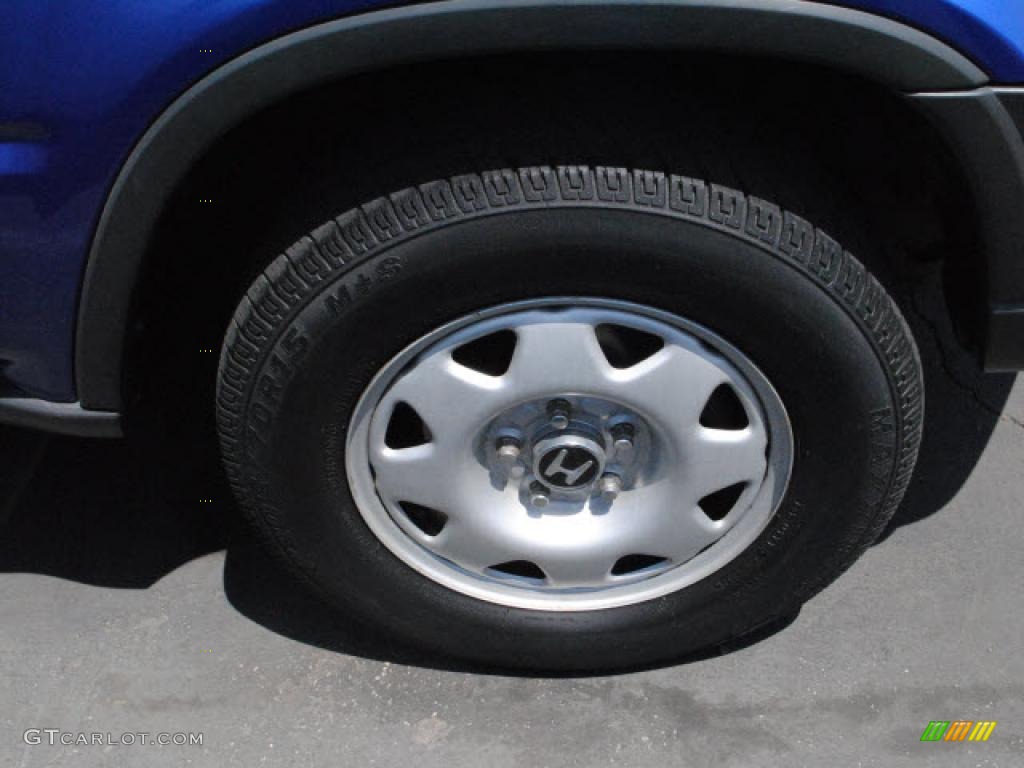 2001 CR-V LX 4WD - Electron Blue Metallic / Dark Gray photo #2