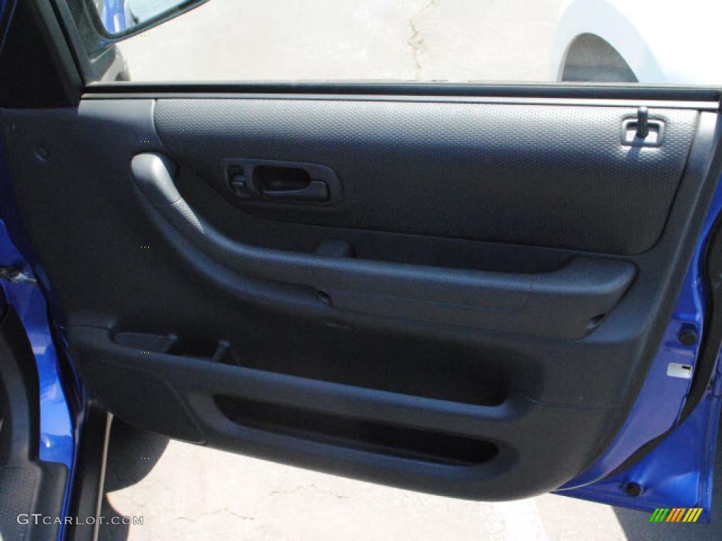 2001 CR-V LX 4WD - Electron Blue Metallic / Dark Gray photo #4