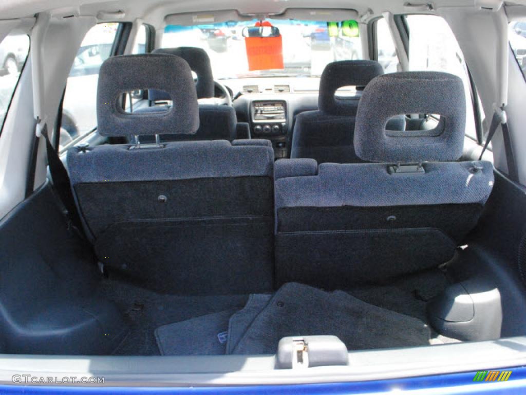 2001 CR-V LX 4WD - Electron Blue Metallic / Dark Gray photo #10