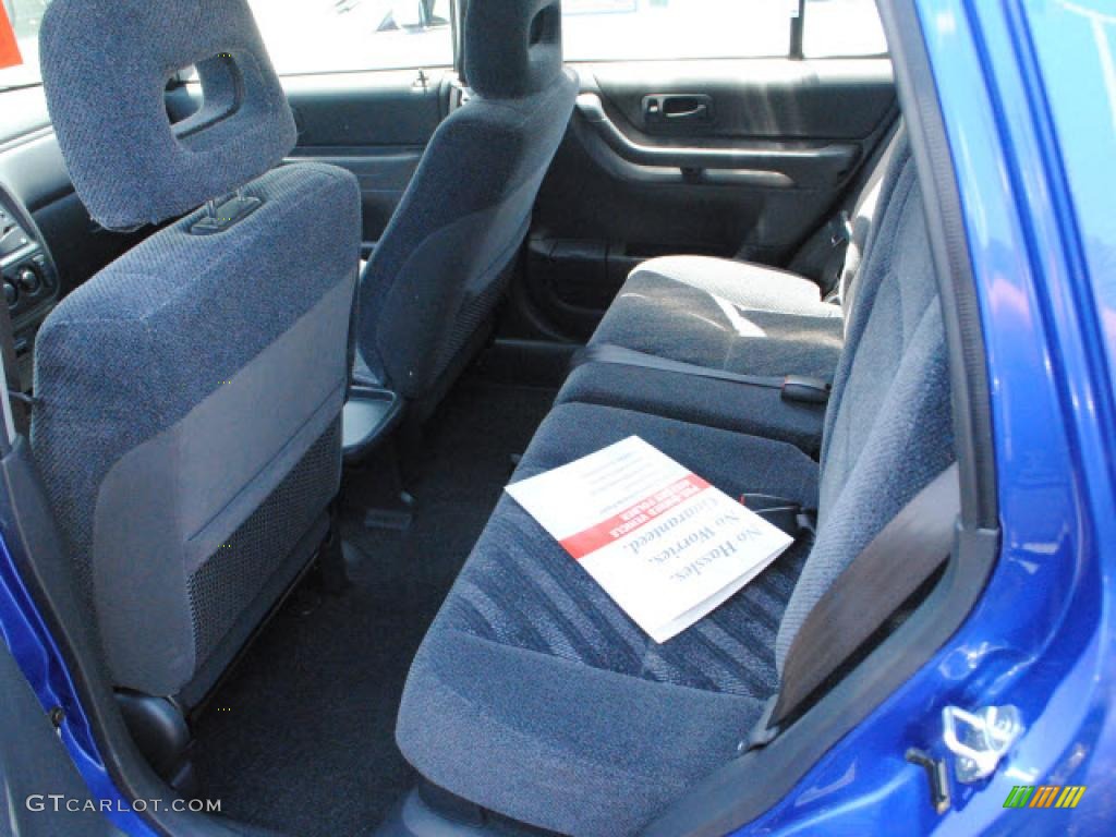 2001 CR-V LX 4WD - Electron Blue Metallic / Dark Gray photo #12