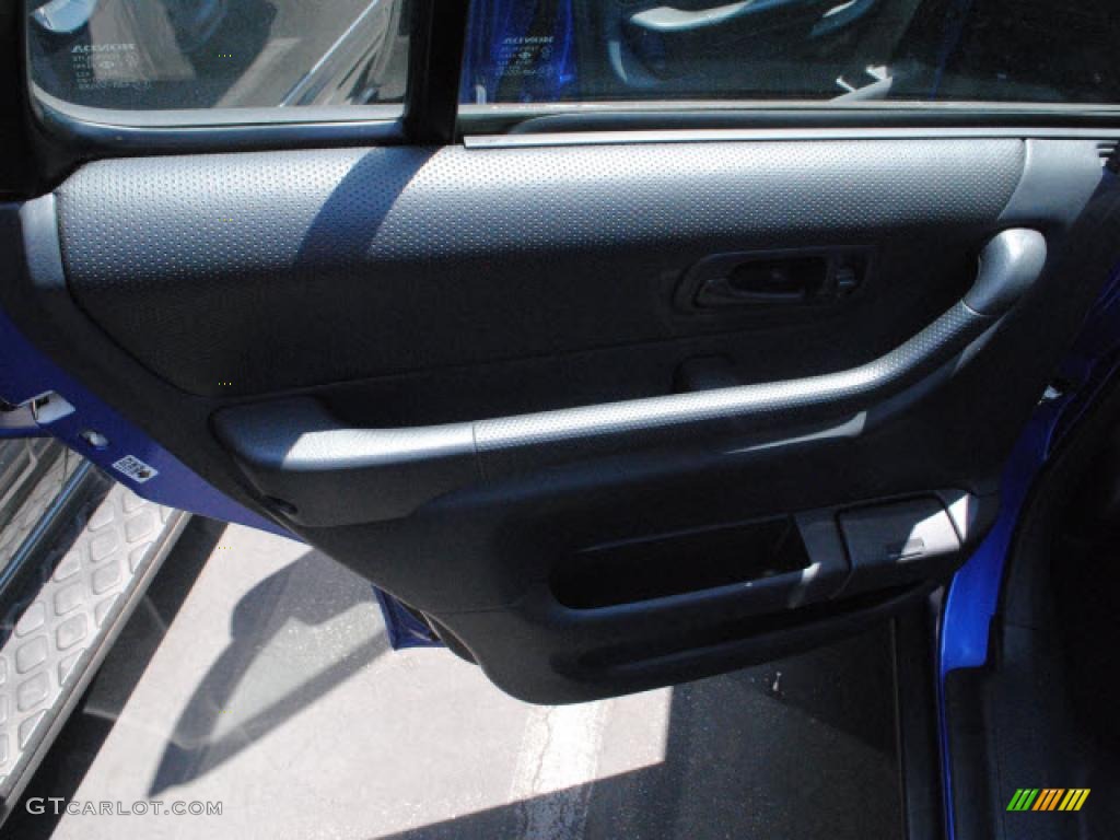 2001 CR-V LX 4WD - Electron Blue Metallic / Dark Gray photo #13