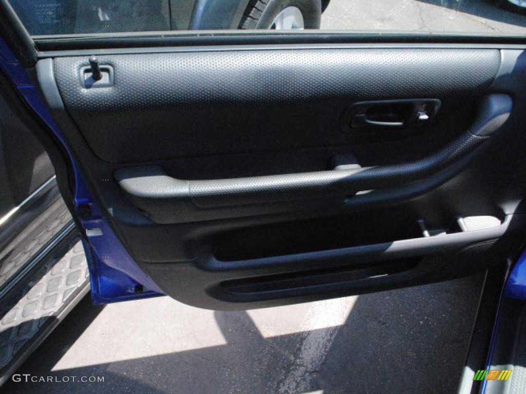 2001 CR-V LX 4WD - Electron Blue Metallic / Dark Gray photo #16