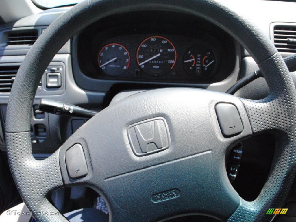 2001 CR-V LX 4WD - Electron Blue Metallic / Dark Gray photo #19