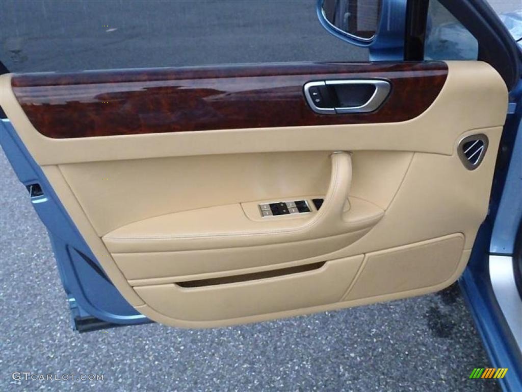 2006 Bentley Continental Flying Spur Standard Continental Flying Spur Model Saffron Door Panel Photo #49020143