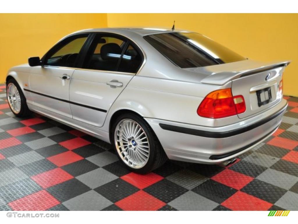 2000 3 Series 328i Sedan - Titanium Silver Metallic / Grey photo #3