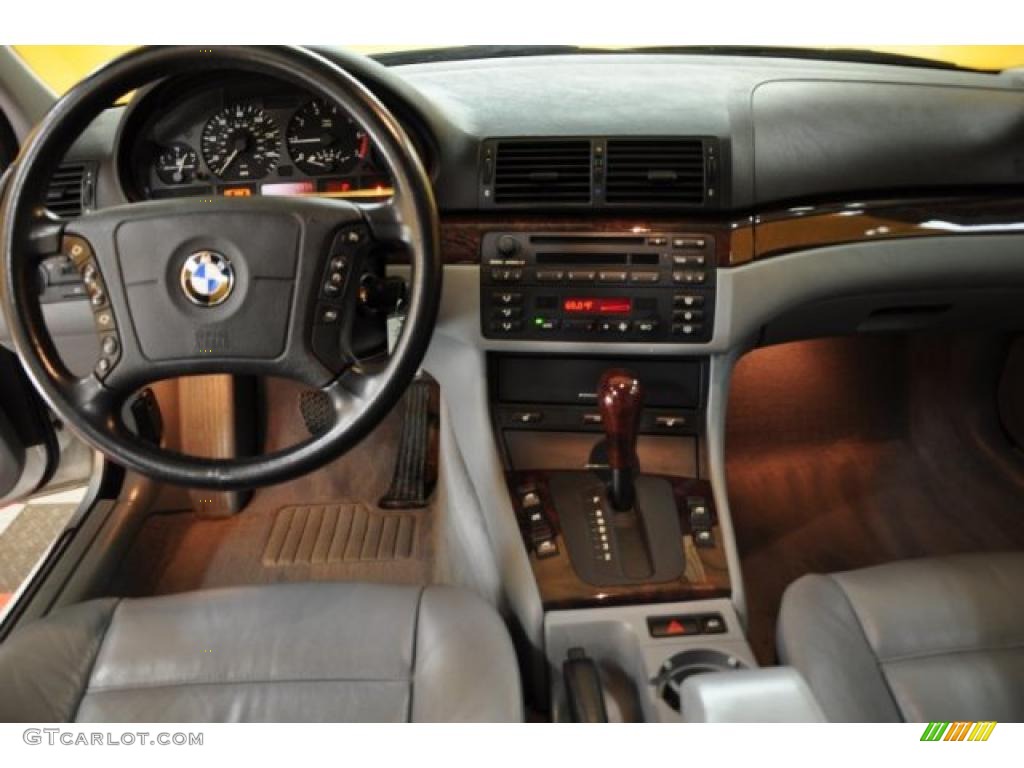 2000 3 Series 328i Sedan - Titanium Silver Metallic / Grey photo #5