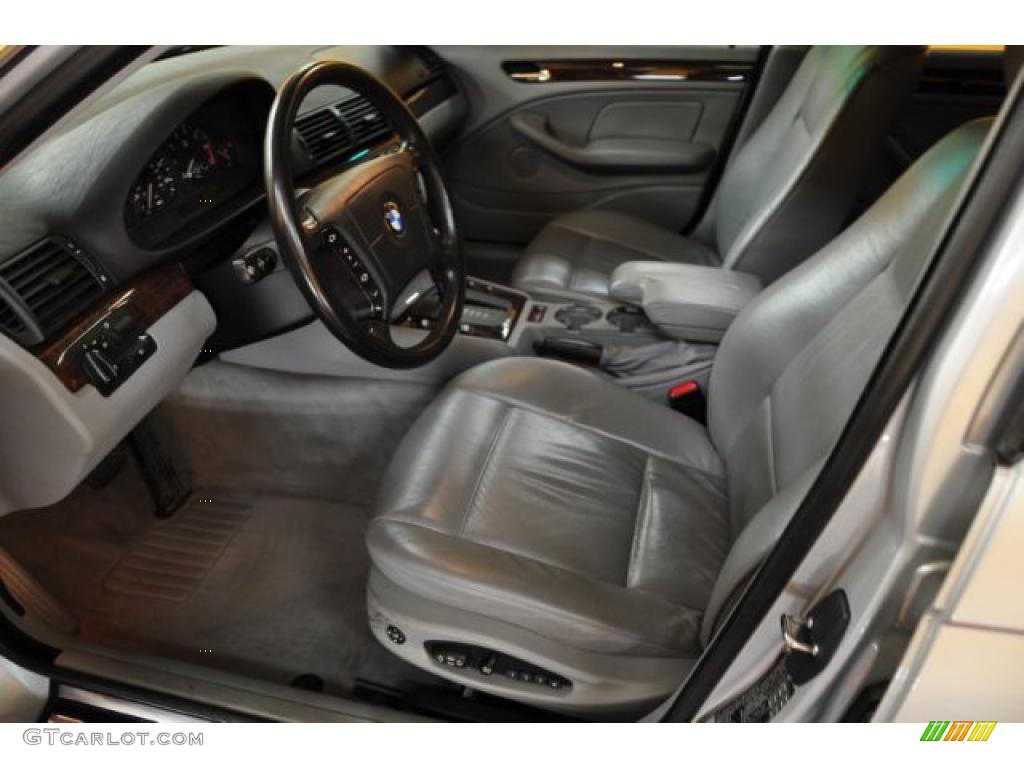 Grey Interior 2000 BMW 3 Series 328i Sedan Photo #49020836