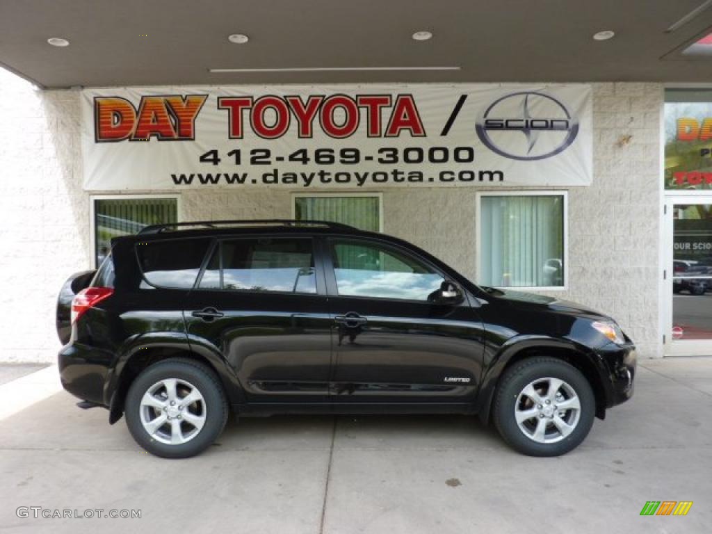 2011 RAV4 Limited 4WD - Black / Sand Beige photo #1