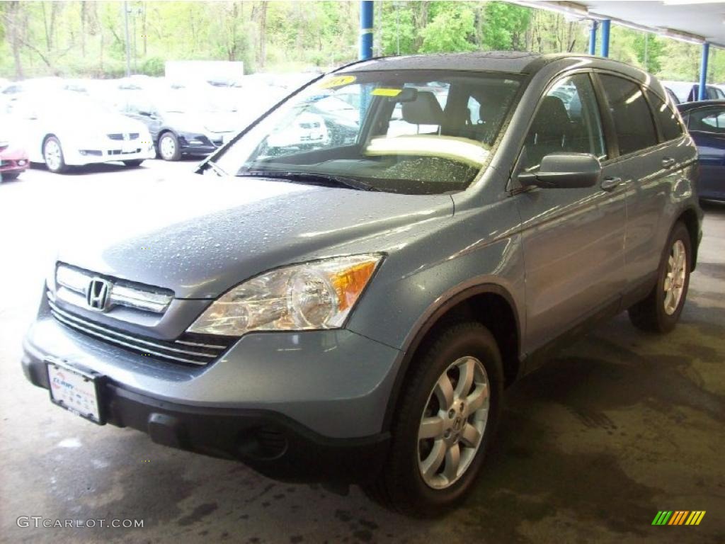 2008 CR-V EX-L 4WD - Royal Blue Pearl / Gray photo #22