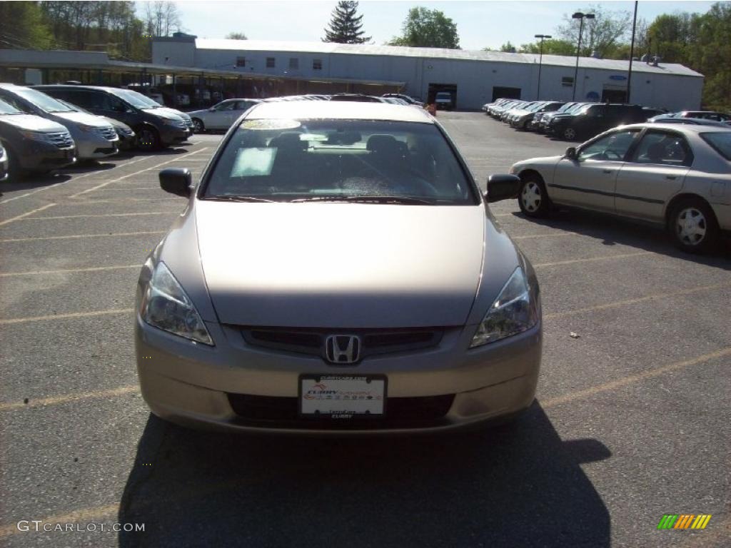 2003 Accord DX Sedan - Desert Mist Metallic / Ivory photo #3