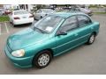 2001 Emerald Green Kia Rio Sedan #48981131