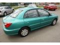 2001 Emerald Green Kia Rio Sedan  photo #4