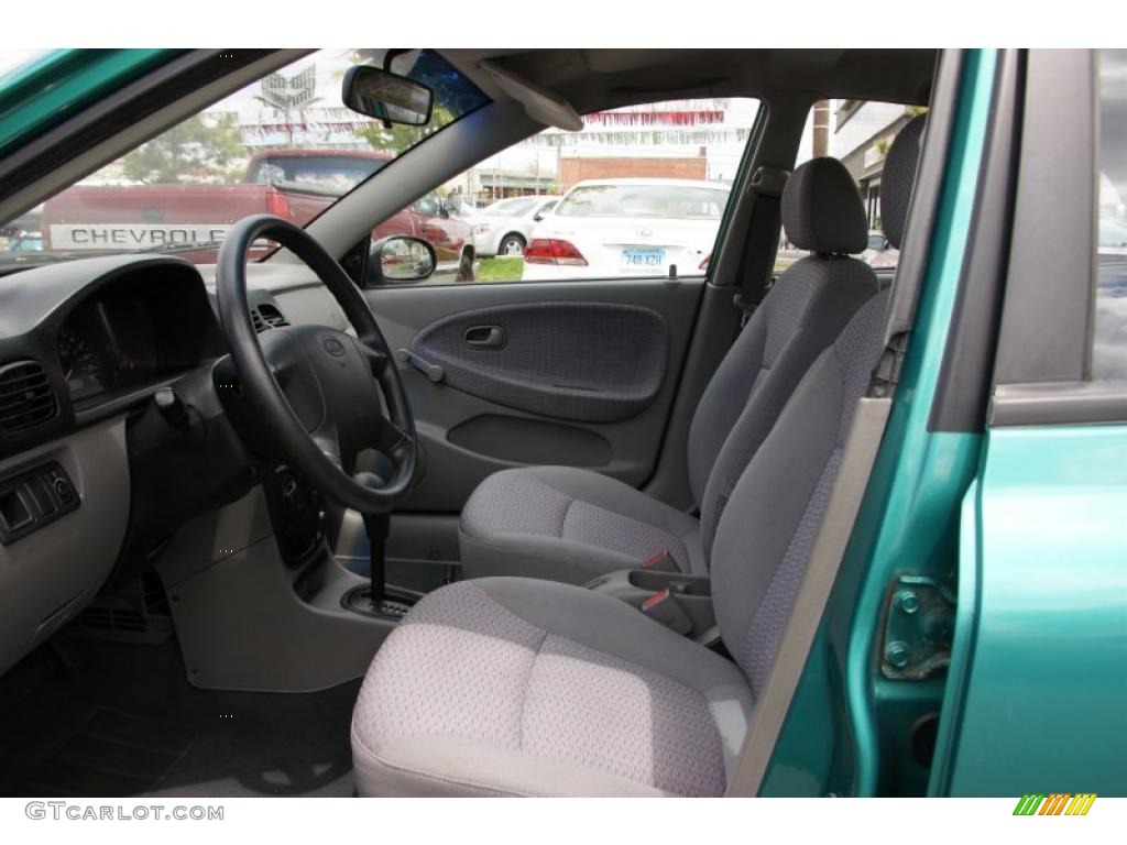 2001 Rio Sedan - Emerald Green / Beige photo #7