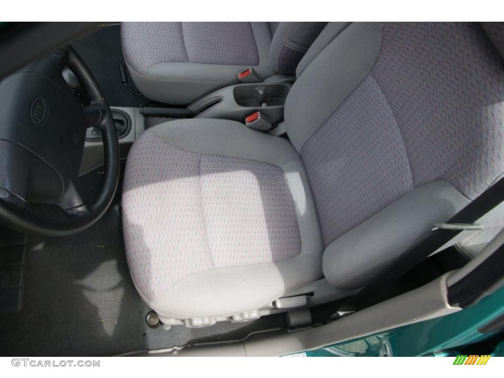 2001 Rio Sedan - Emerald Green / Beige photo #8