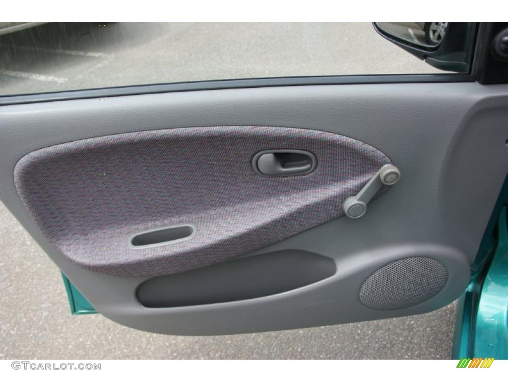 2001 Rio Sedan - Emerald Green / Beige photo #9