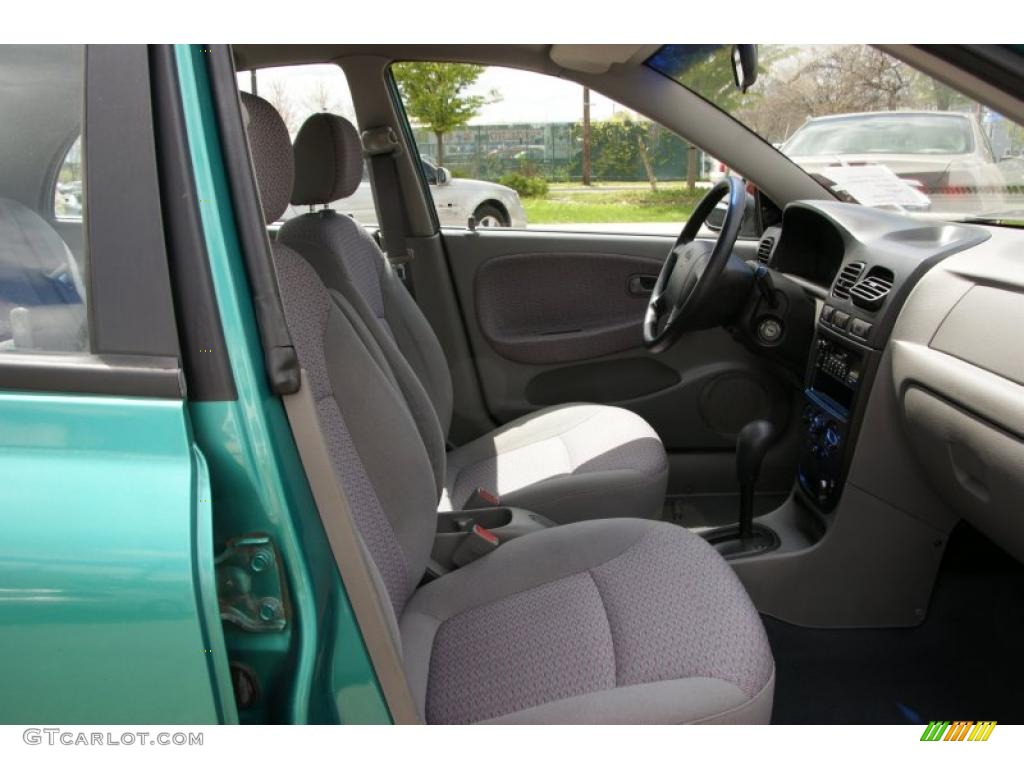 2001 Rio Sedan - Emerald Green / Beige photo #13