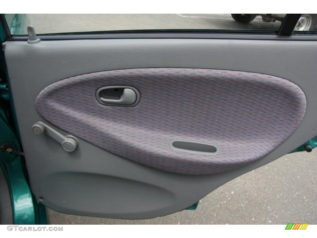 2001 Rio Sedan - Emerald Green / Beige photo #18