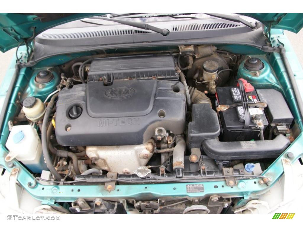 2001 Rio Sedan - Emerald Green / Beige photo #22