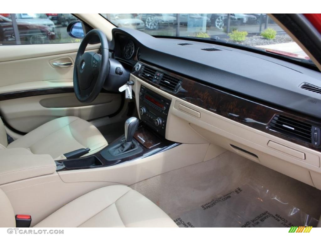 2008 3 Series 328i Sedan - Crimson Red / Beige photo #15