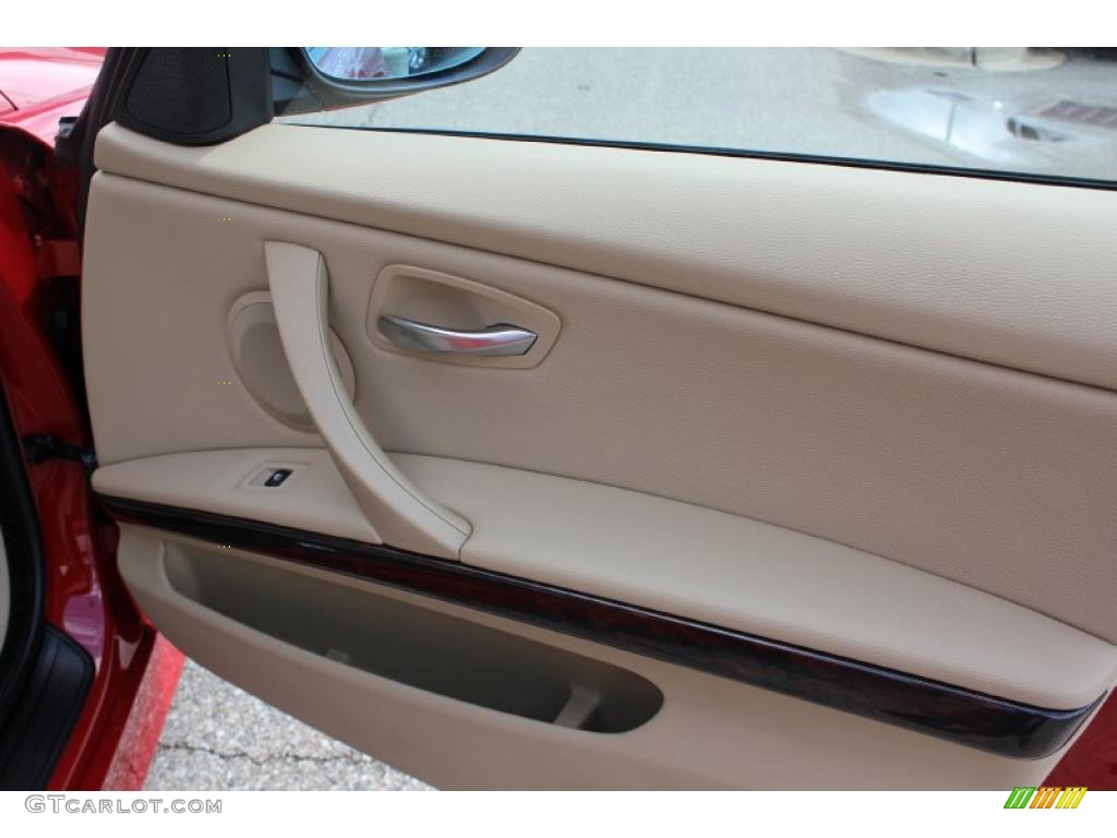 2008 3 Series 328i Sedan - Crimson Red / Beige photo #16