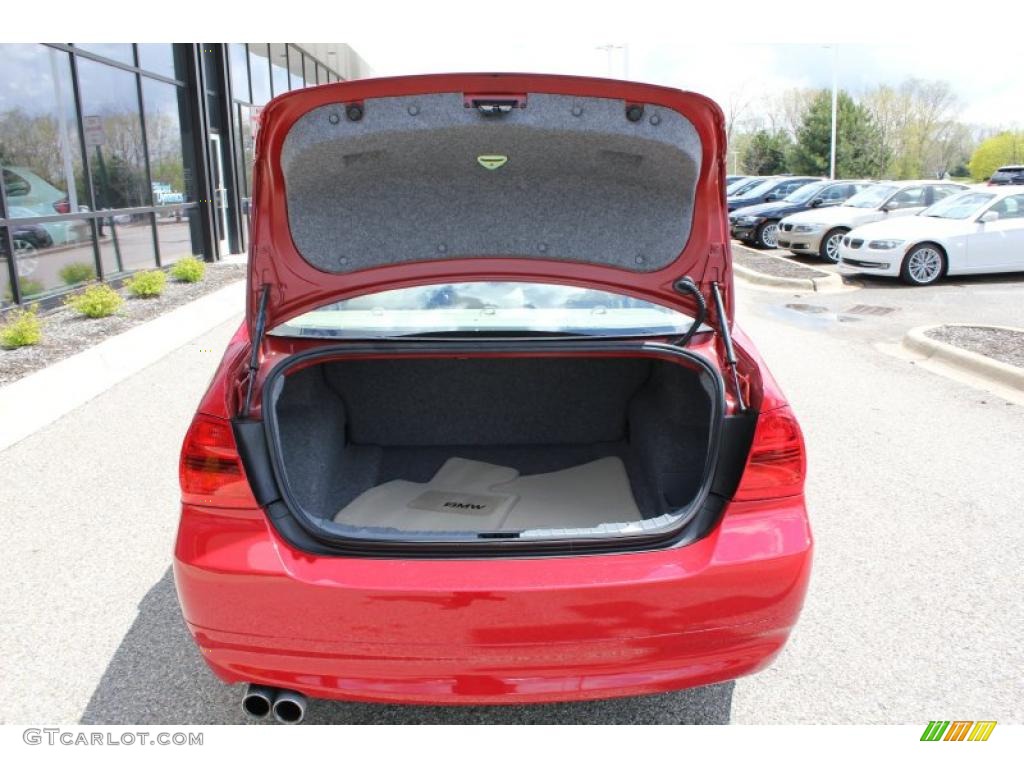 2008 3 Series 328i Sedan - Crimson Red / Beige photo #28