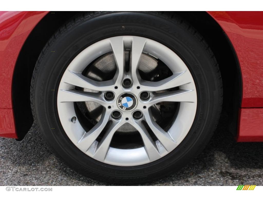 2008 3 Series 328i Sedan - Crimson Red / Beige photo #29