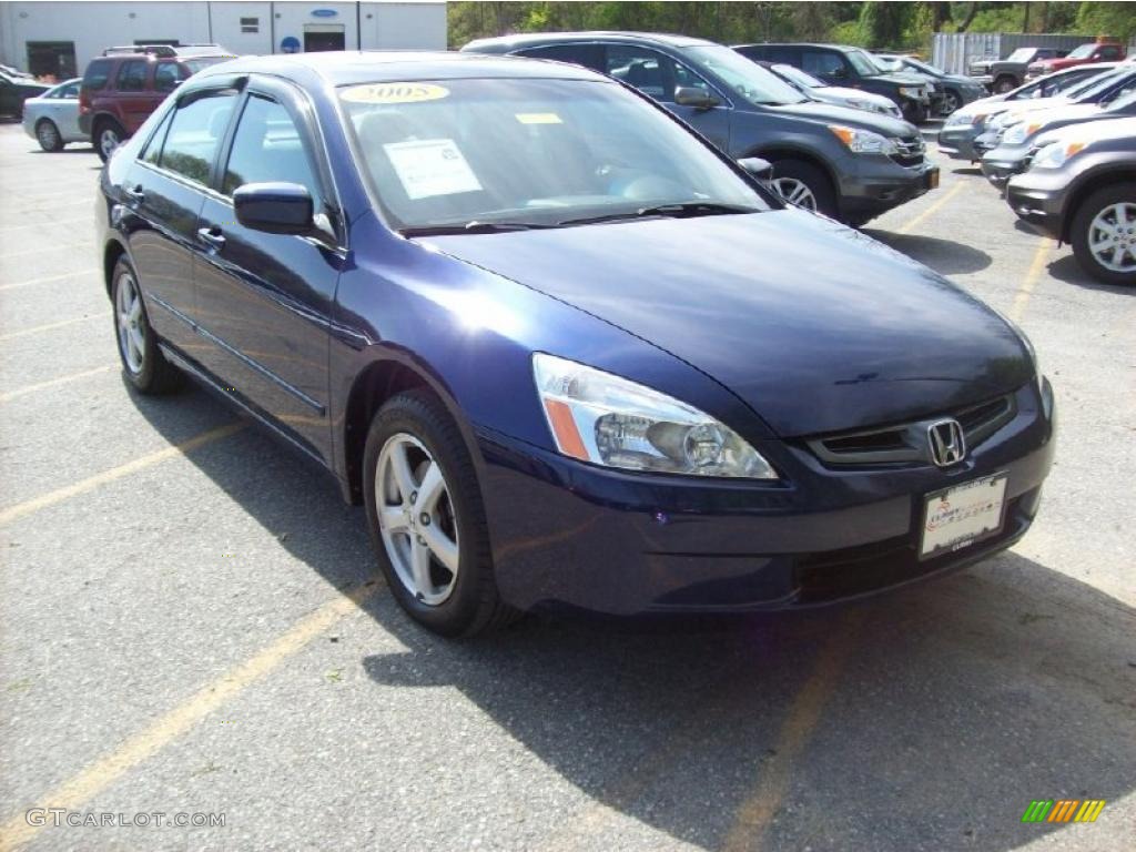 2005 Accord EX Sedan - Eternal Blue Pearl / Gray photo #1