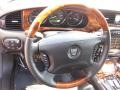 2005 Jaguar XJ Charcoal Interior Steering Wheel Photo