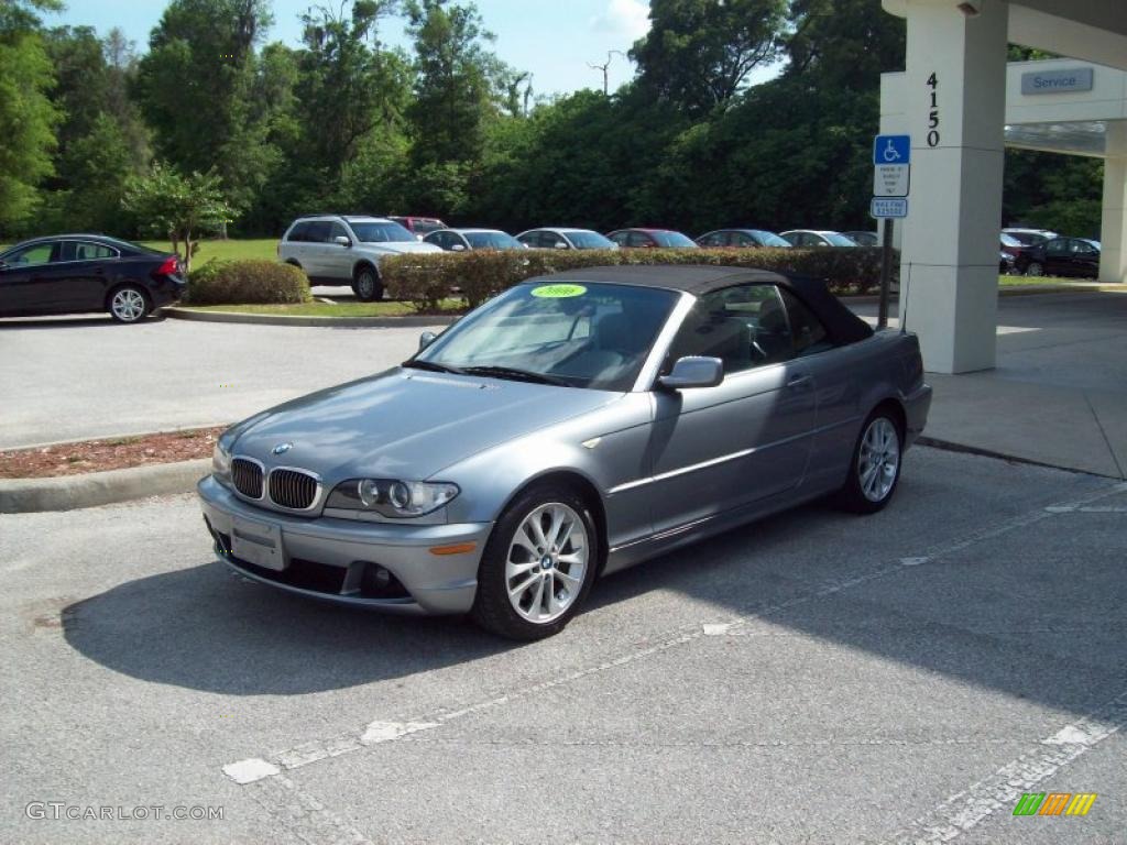 2006 3 Series 330i Convertible - Silver Grey Metallic / Grey photo #3
