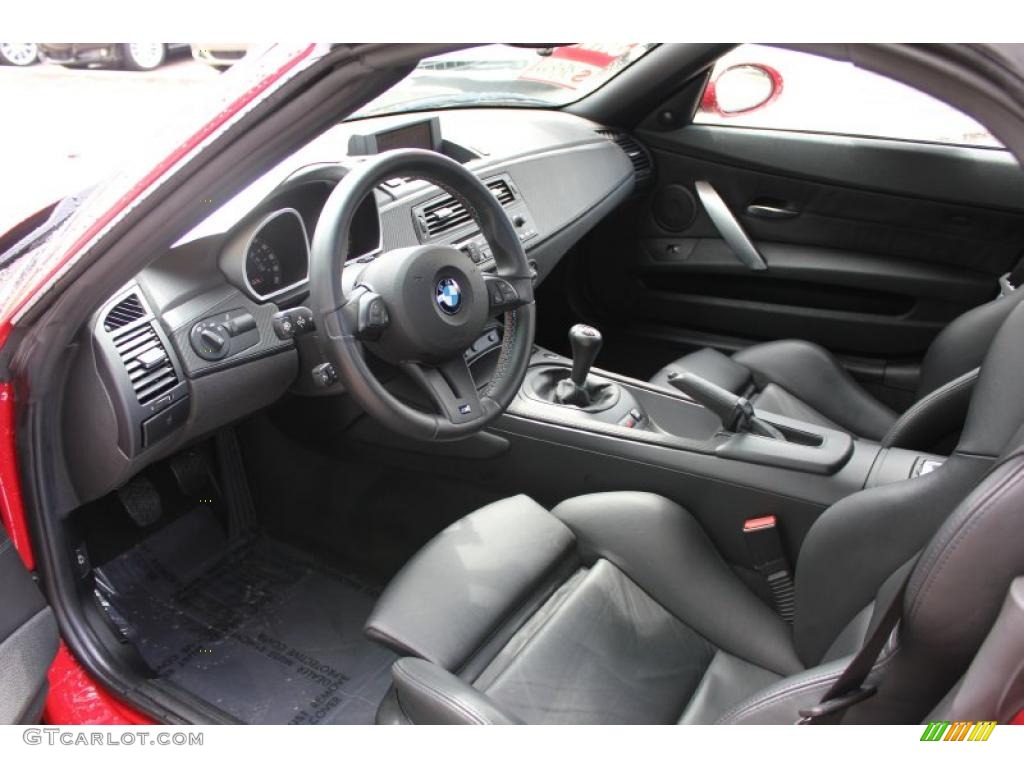 Black Interior 2008 BMW M Roadster Photo #49026148