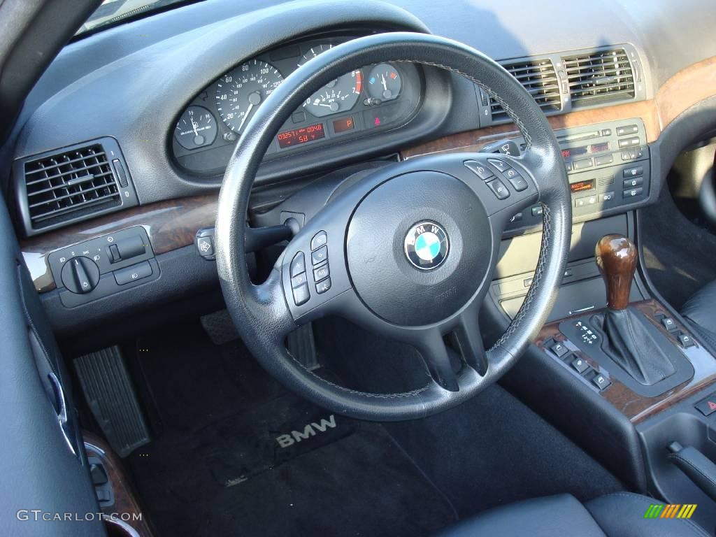 2003 3 Series 325i Convertible - Jet Black / Black photo #11