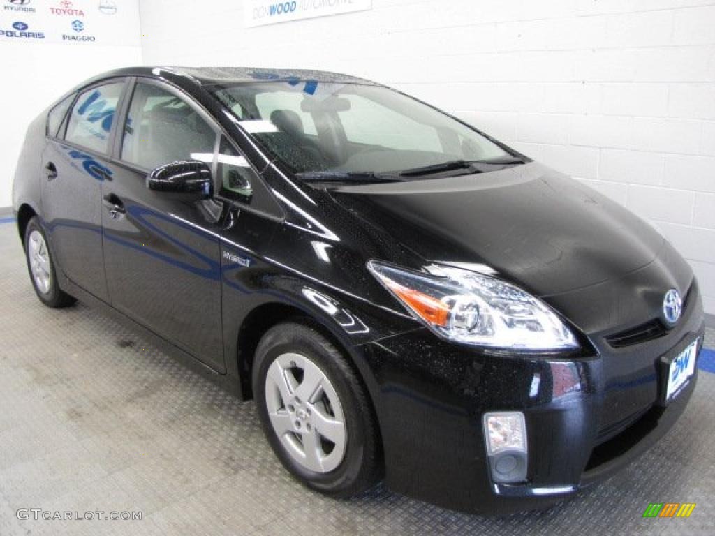2010 Prius Hybrid II - Black / Dark Gray photo #1