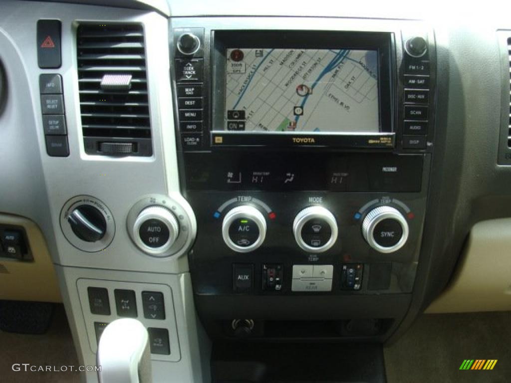 2008 Sequoia Platinum 4WD - Super White / Sand Beige photo #11