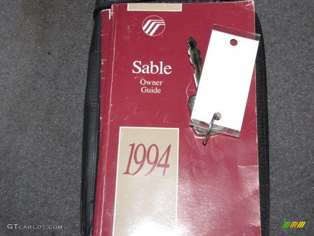 1994 Sable GS Sedan - Electric Red Metallic / Grey photo #21