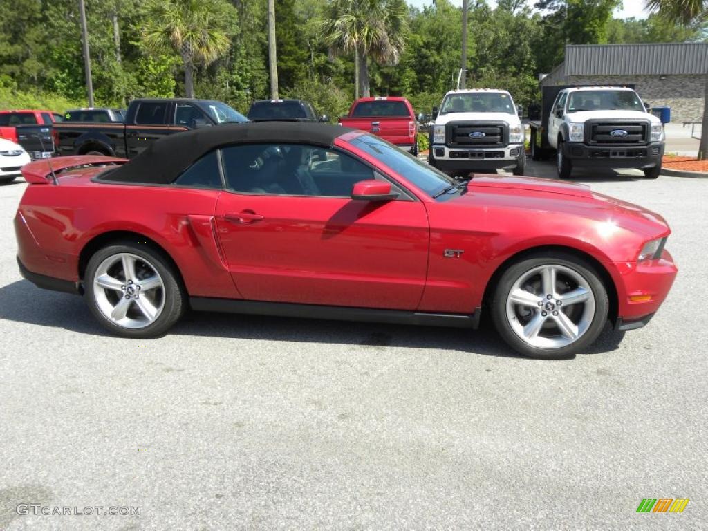Torch Red 2010 Ford Mustang GT Premium Convertible Exterior Photo #49028346