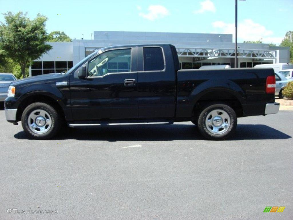 2006 F150 XLT SuperCab - Black / Tan photo #3